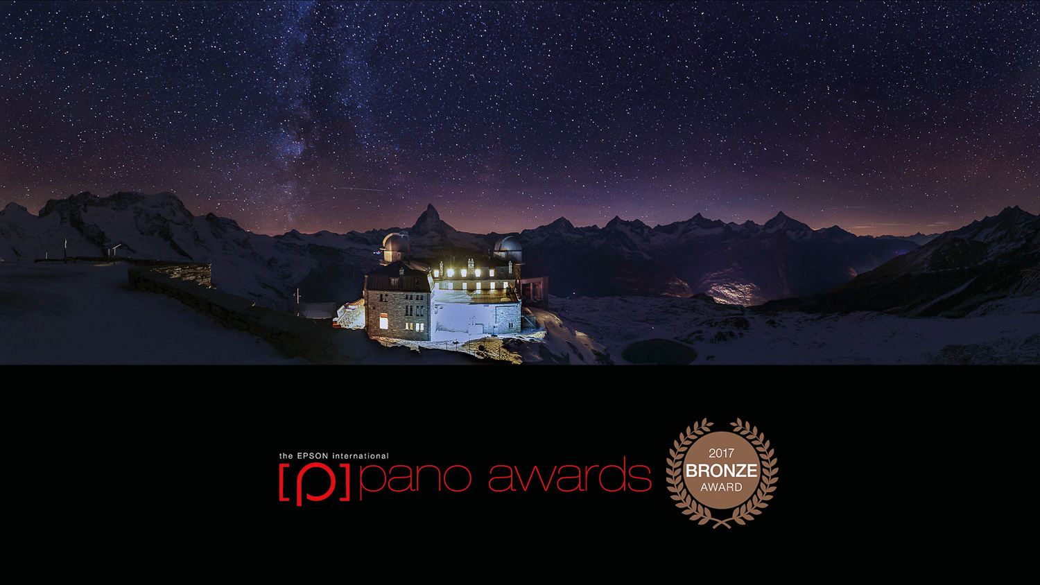 Pano Award 2017 - Nachthimmel über dem Gornergrat
