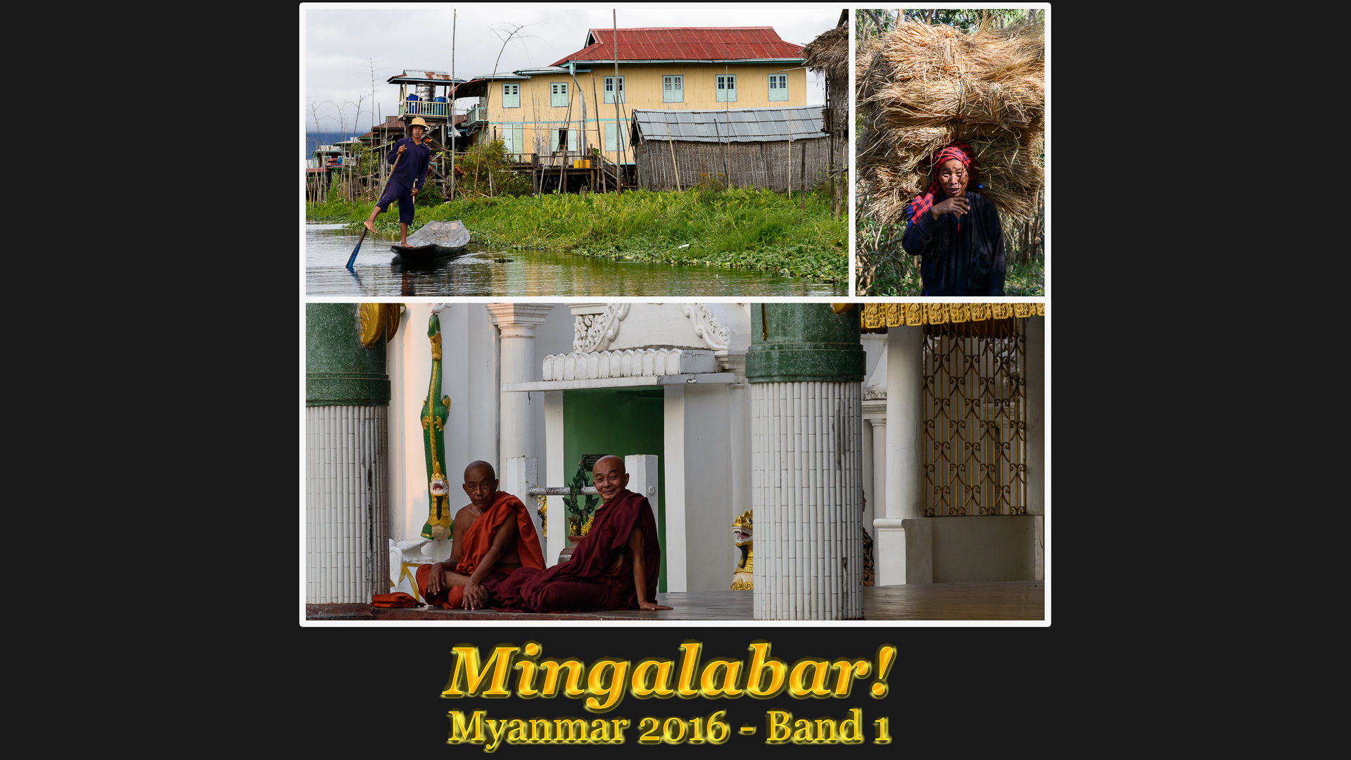 Umschlagseite des Fotobuches Myanmar Band 1