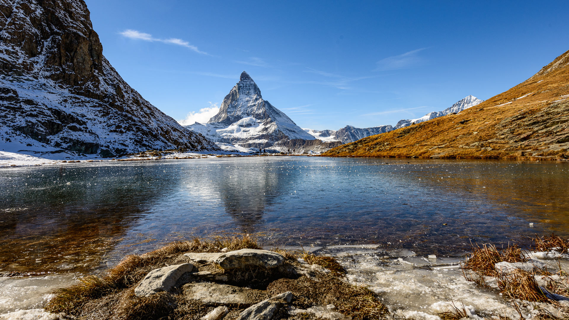 Riffelsee mit Matterhorn, Zermatt / Gornergrat